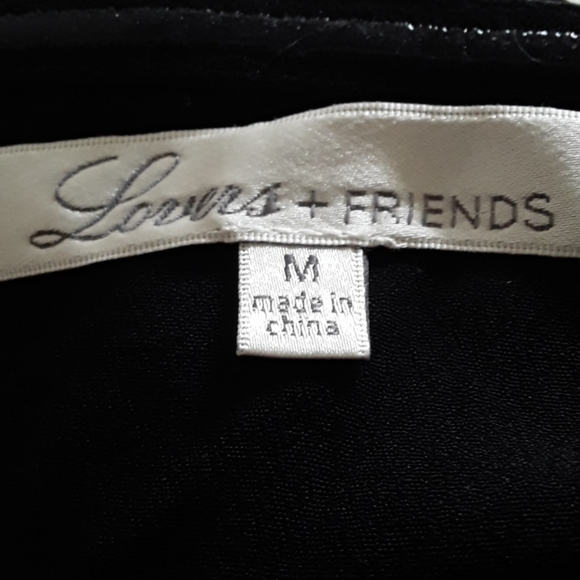 NWOT Lovers + Friends  Black Floral Lace Bandeau - Picture 12 of 13